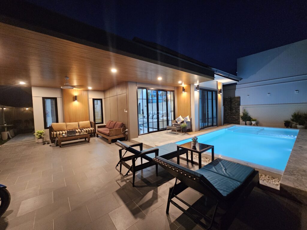 outdoor terrasse chalalai pool villa krabi